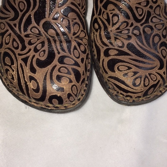 b.o.c clogs leather upper brown sz 7 - Picture 6 of 7